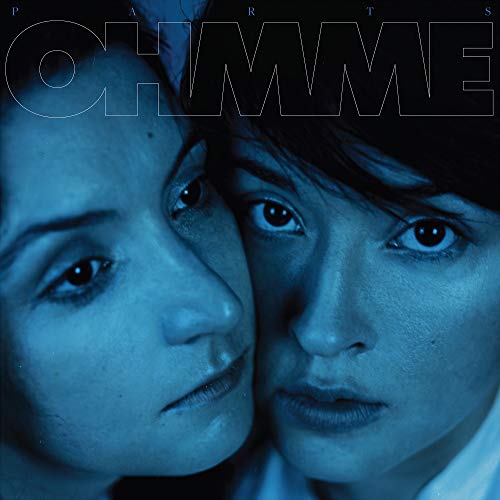 CD cover for Ohmme’s “Parts” featuring a mirrored portrait of a woman.