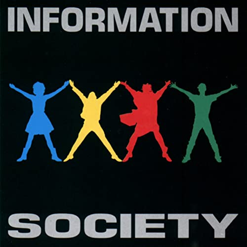 Album cover for Information Society featuring four silhouetted figures.