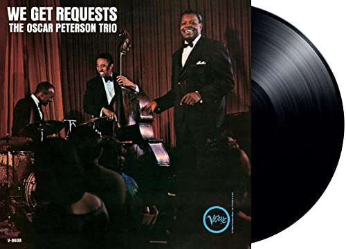Oscar Peterson Trio “We Get Requests” vinyl record and album cover.