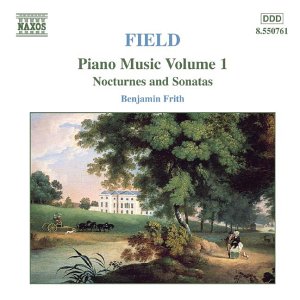 CD cover for "Field: Piano Music, Vol. 1" featuring a landscape painting.