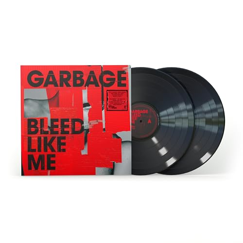 Garbage’s “Bleed Like Me” expanded edition vinyl record with red cover art.