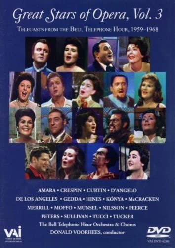 DVD cover featuring portraits of ten opera singers from 1959-1968.