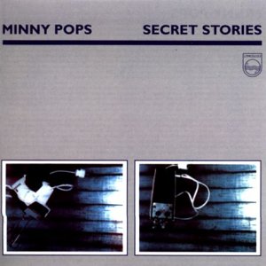CD cover for Minny Pops Secret Stories featuring two inset photos of electronic equipment.