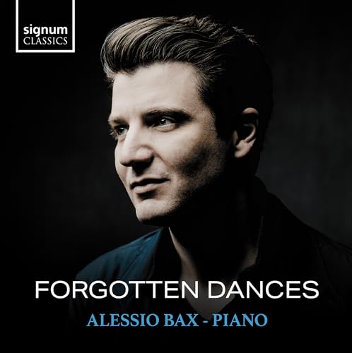 CD cover featuring pianist Alessio Bax in a dark portrait.