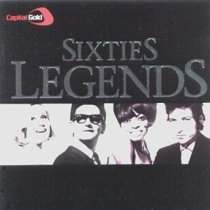 CD cover for “Sixties Legends” with portraits of four musicians.