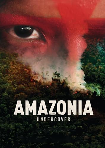 DVD cover: Close-up of an eye over a burning rainforest scene.