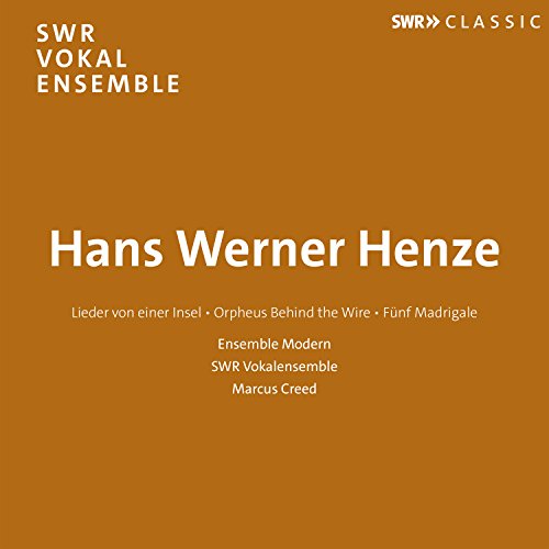 CD cover for Hans Werner Henze’s vocal works by Ensemble Modern.