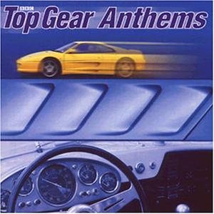 Top Gear Anthems" CD cover with a blurred yellow sports car.