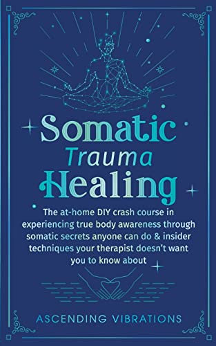 Book cover: blue, with a meditating figure formed from lines and stars.