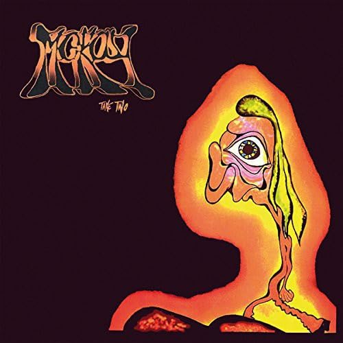 Album cover for Mckay’s “Into You Take Two” featuring surreal orange and yellow artwork.