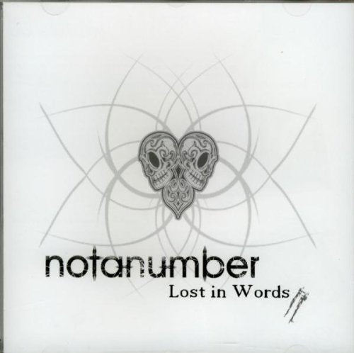 CD cover with grayscale skull heart design and “notanumber” text.