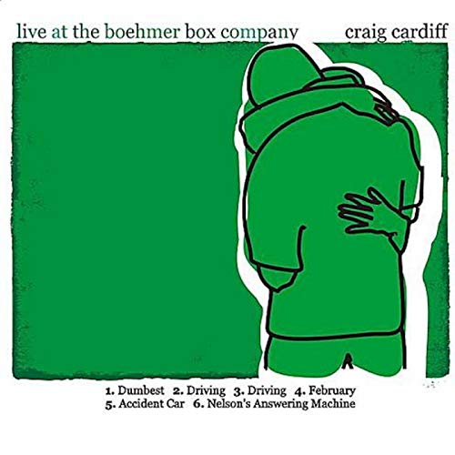 CD cover for Craig Cardiff’s “Live At The Boehmer Box Company” album.