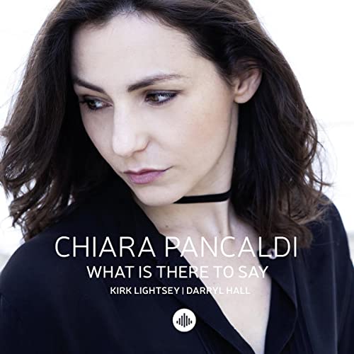 CD cover featuring a close-up portrait of singer Chiara Pancaldi.