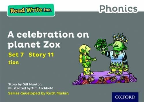 Read Write Inc. Phonics: Grey Set 7 Storybook 11 A Celebration on Planet Zox