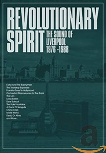 5CD boxset cover for “Revolutionary Spirit: The Sound of Liverpool 1976-1988.”
