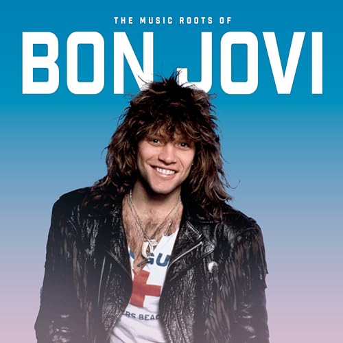 Bon Jovi album cover featuring a young Jon Bon Jovi in a leather jacket.