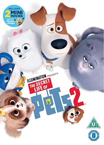 DVD cover for "The Secret Life of Pets 2" featuring cartoon animals.
