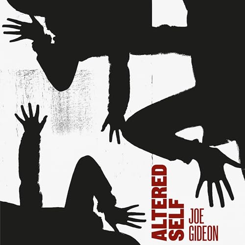 Black and white album cover with silhouetted figures and red text.