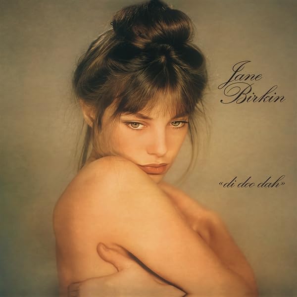 Jane Birkin album cover with a close-up portrait of the singer.