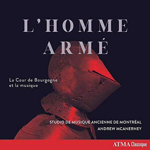 CD cover featuring a red, textured medieval helmet against a dark background.