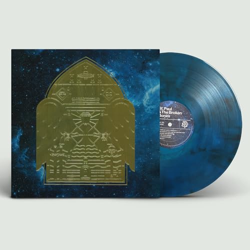 St. Paul & The Broken Bones vinyl album with gold artwork and blue disc.