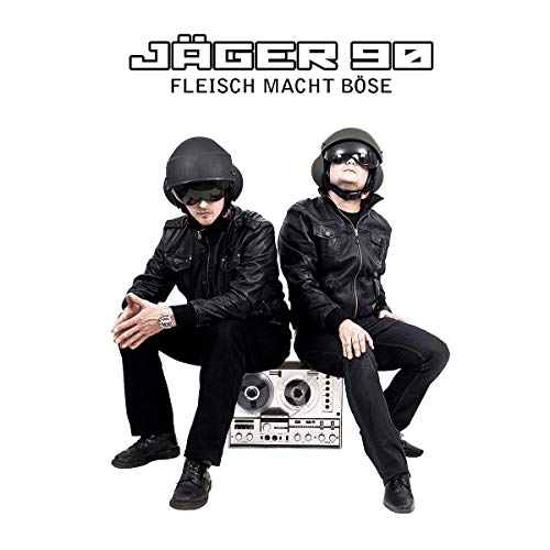 CD cover: two people in motorcycle helmets and leather jackets.