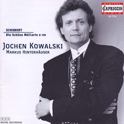 CD cover featuring Jochen Kowalski, Schubert’s “Die Schöne Müllerin.”
