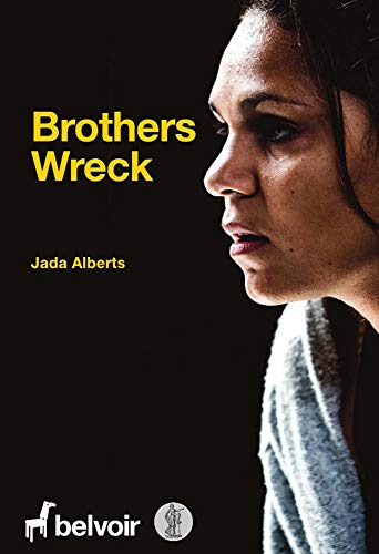 Book cover: "Brothers Wreck" by Jada Alberts, portrait of a woman.