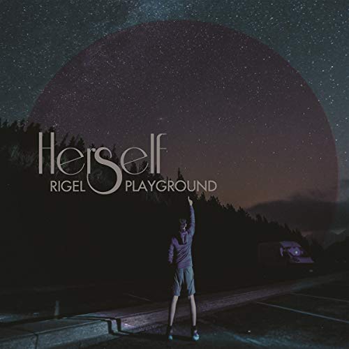 Album cover: starry night sky with silhouette of person reaching up.