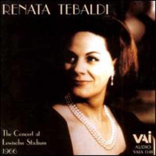 Renata Tebaldi portrait on CD cover, 1966 concert recording.