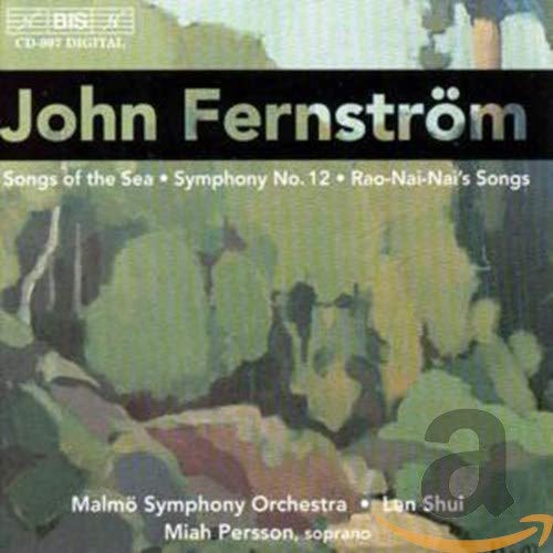 CD cover for John Fernström’s “Songs of the Sea” with abstract art.