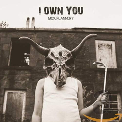 CD cover for Mick Flannery’s “I Own You” featuring a horned skull mask.
