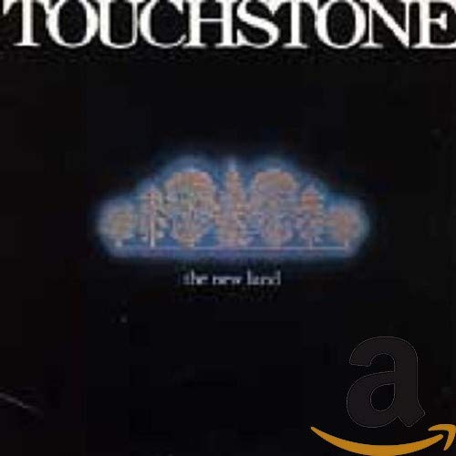 CD cover for Touchstone’s “New Land” featuring a blurred, colorful landscape.