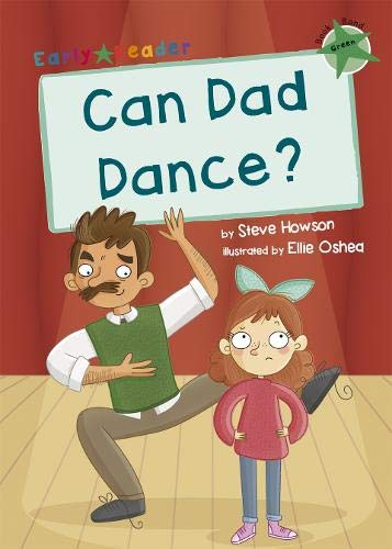Book cover: a surprised father and daughter on a stage.