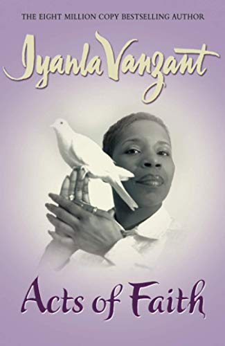 Book cover with a portrait of Iyanla Vanzant and a white dove.