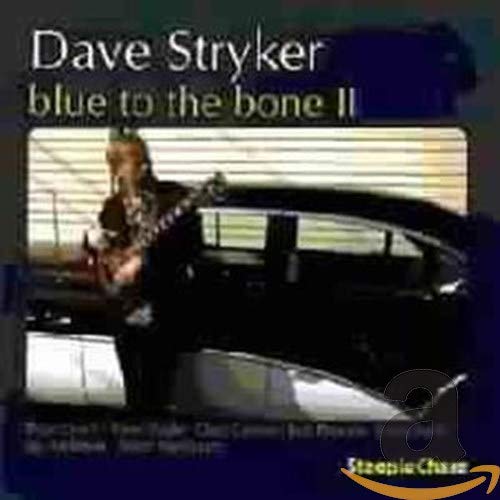 CD cover for Dave Stryker’s “Blue to the Bone II” featuring a guitarist.