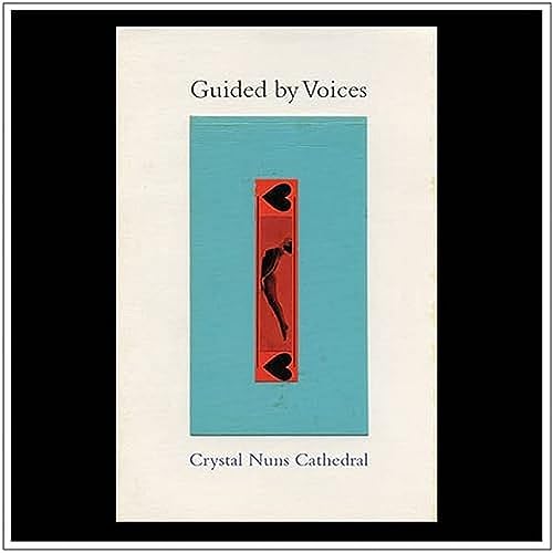 Guided By Voices album cover: figure in red frame, blue and beige background.