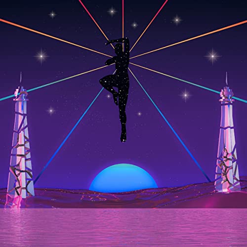Album cover for Seratones: silhouette figure in a starry, geometric landscape.