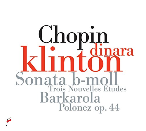 CD cover featuring red and gray text: Chopin, Dinara Klinton, Sonata.