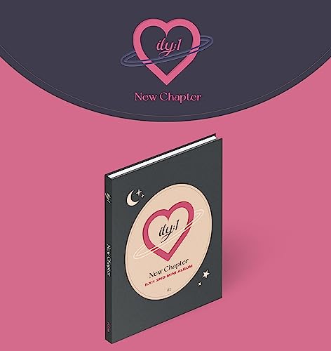 ily:1 “New Chapter” CD case with pink heart and planet design.