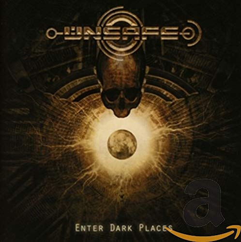 CD cover: skull with radiating lines and the band name "Unsafe".