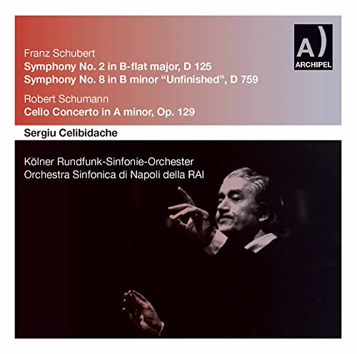 CD cover featuring conductor Sergiu Celibidache and text details.