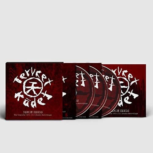 Red CD box set with white text and a circular symbol.