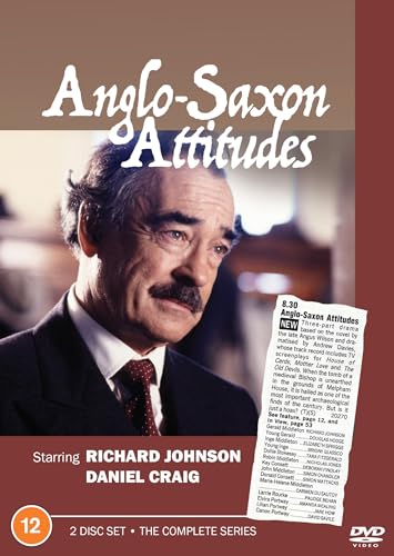 DVD cover for “Anglo-Saxon Attitudes” featuring Richard Johnson’s portrait.