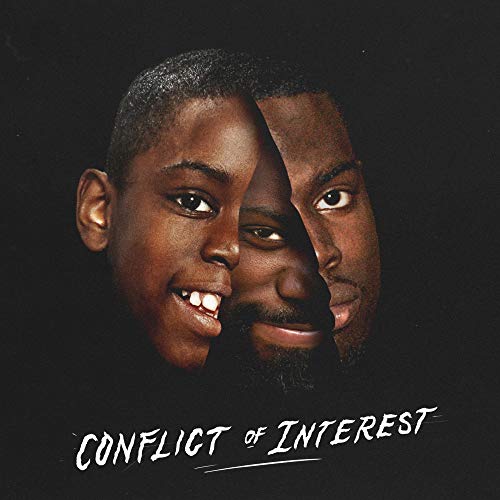 Album cover for Ghetts’ “Conflict Of Interest” featuring two faces.