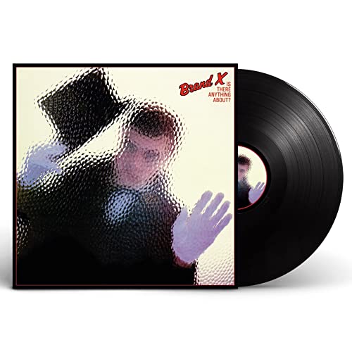 Brand X album cover with a man in a hat and vinyl record.