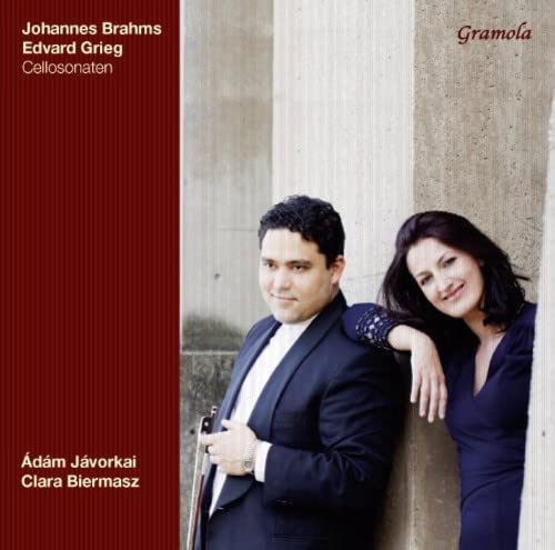 CD cover featuring a man and woman, with composersā names above.