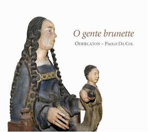 CD cover featuring a painted wooden sculpture of a woman in blue.