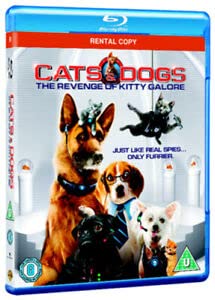 DVD cover for "Cats & Dogs: The Revenge of Kitty Galore" featuring dogs.
