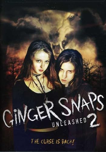 DVD cover for horror film āGinger Snaps 2 Unleashedā with two women.